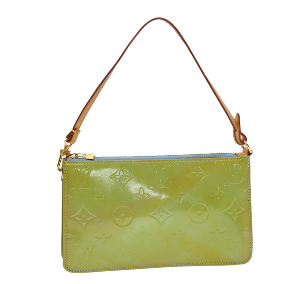 LOUIS VUITTON Monogram Vernis Lexington Pouch Baby Blue M91011 LV Auth 42544 - Picture 1 of 16